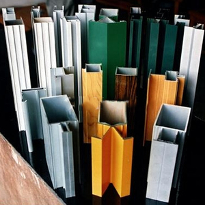 Curtain wall aluminum profiles